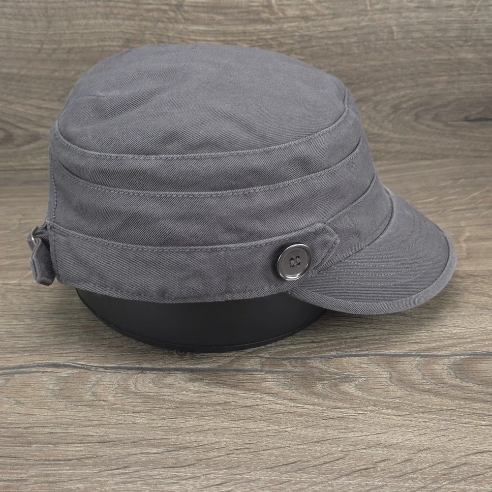 San Francisco Giants Hat Strap Back Mens Gray MLB Baseball Cadet Military Cap